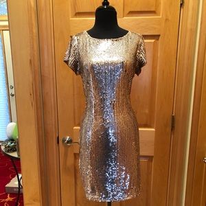 Blush/Copper Cocktail Dress